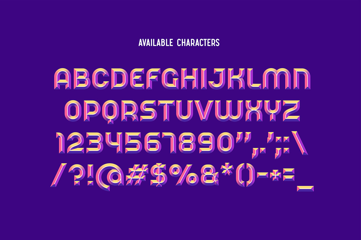 Record Label - Color Vector Font, a Symbol Font by Gleb Guralnyk (Photo 5 of 5)