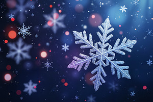 Snowflake Night Light Background, a Background Photo by h.utomo