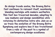 Groovy Retro Symphony - Handwritten, a Handwritten Font by Charmingbear59.design (Thumbnail 4 of 5)