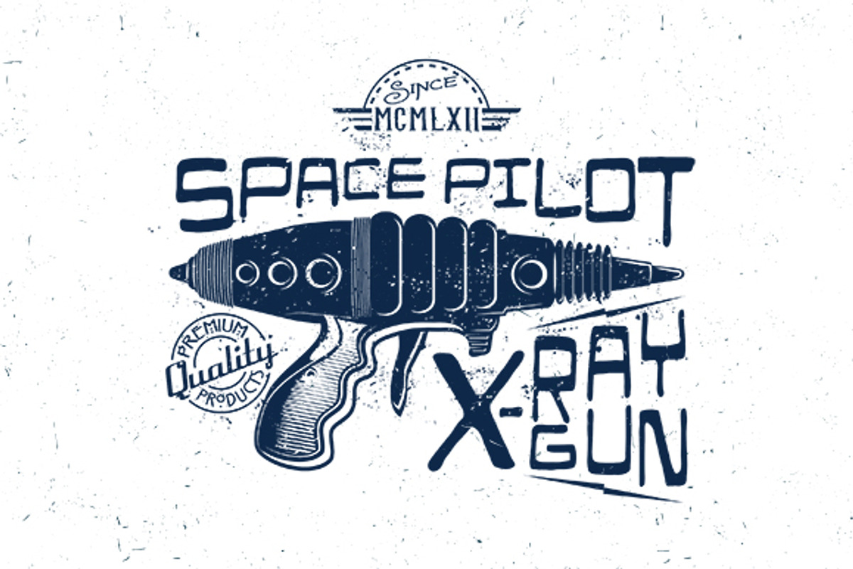 6 Sci-fi Badges, a Branding & Logo Template by PaperBat (Photo 3 of 4)
