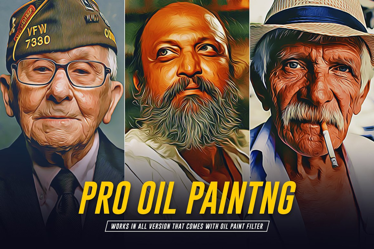 BUNDLE! 20 in 1 Oil Painting Effect, an Action Add-On by U_Design (Photo 10 of 22)