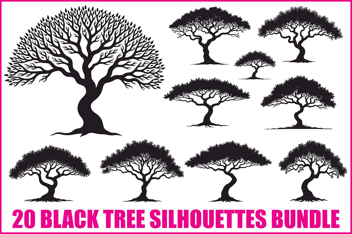 20 Nature Tree SVG Collection, an Illustration by Artivon (Photo 1 of 21)