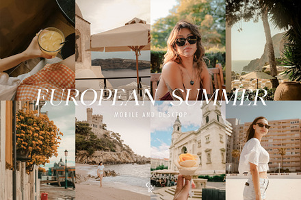15 European Summer Lightroom Presets, a Preset Add-On by CVR Presets