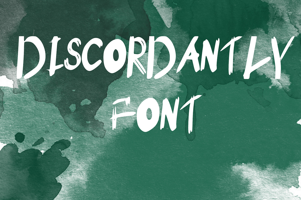 Discordantly font