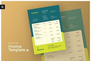 Green Minimal Invoice