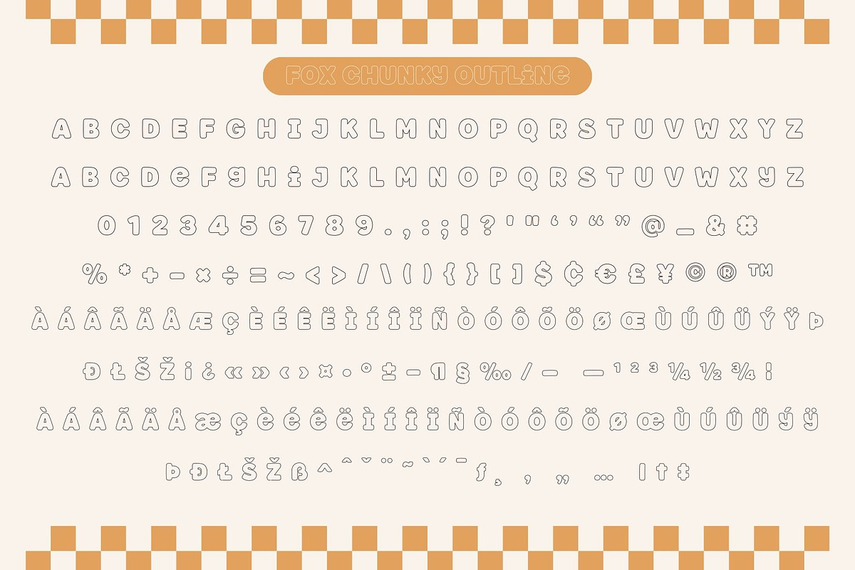 Fox Chunky : 4 Font Style, a Handwritten Font by Fox7 By Rattana (Photo 11 of 13)