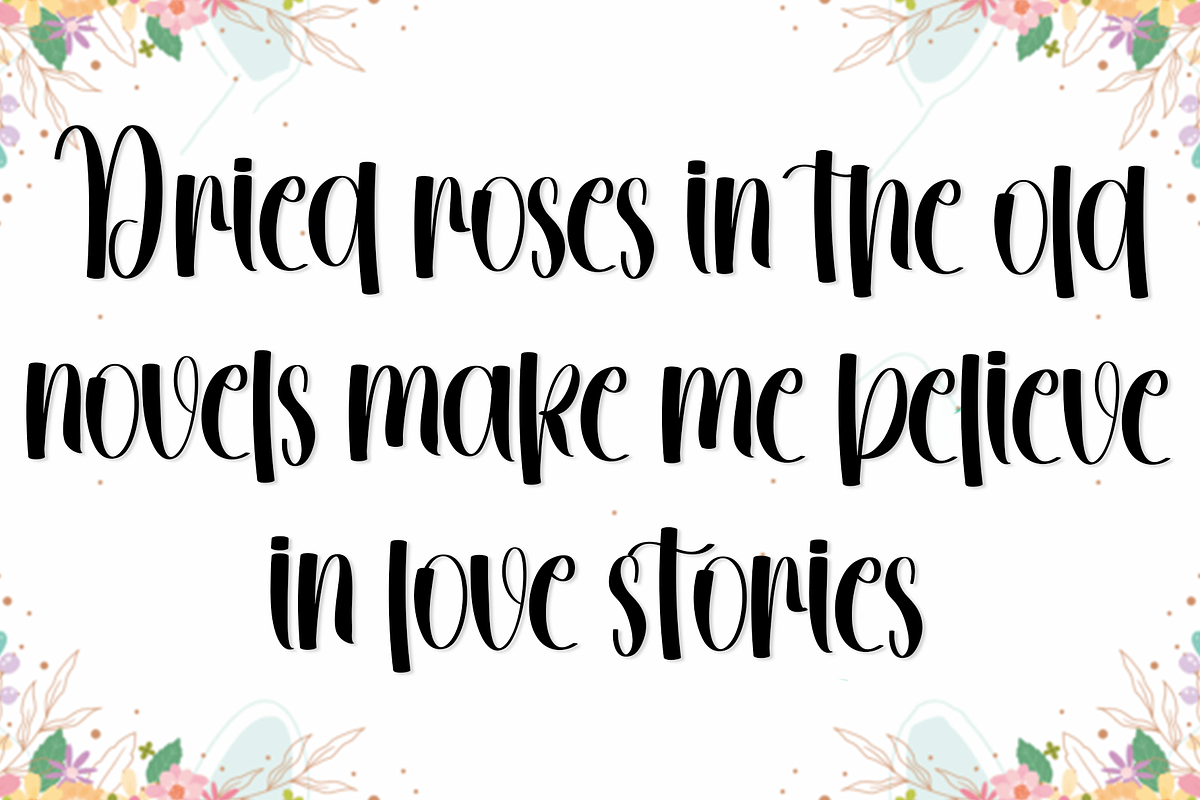 Mountains, a Handwritten Font by InermediaSTUDIO (Photo 6 of 7)
