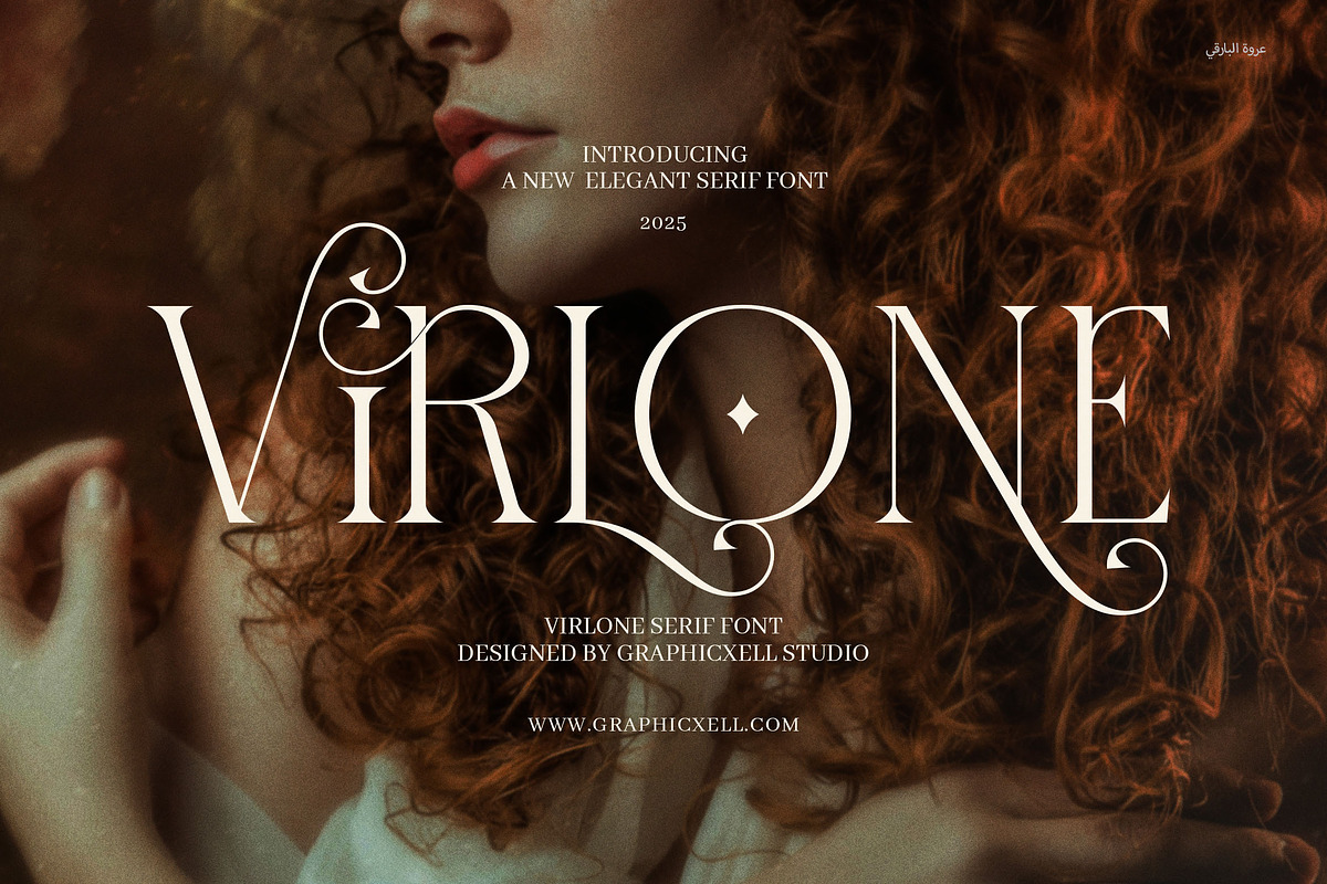 Virlone Elegant Serif Font, a Serif Font by Graphicxell (Photo 1 of 8)