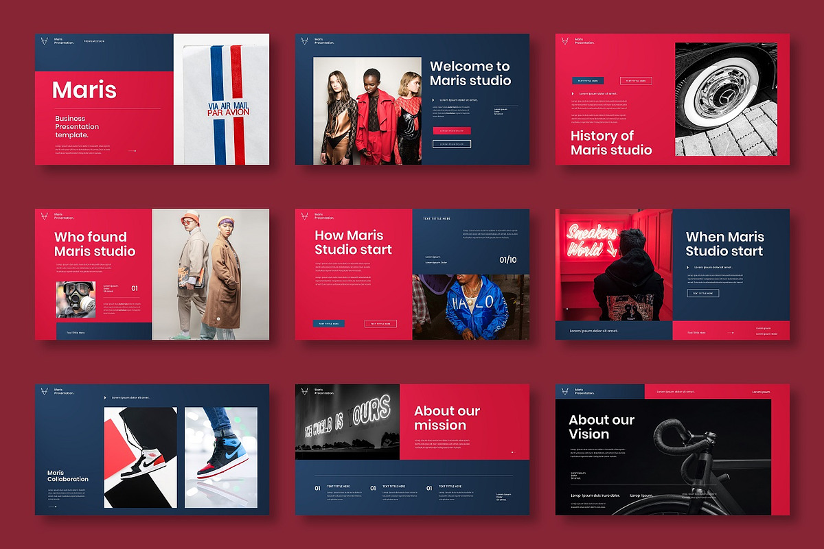 Maris - Business Google Slide Templa, a Presentation Template by Dens Creative Studio (Photo 3 of 12)
