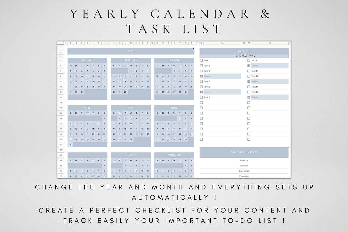 Digital Social Media Planner, a Templates & Theme by BRANDcontent (Photo 5 of 8)