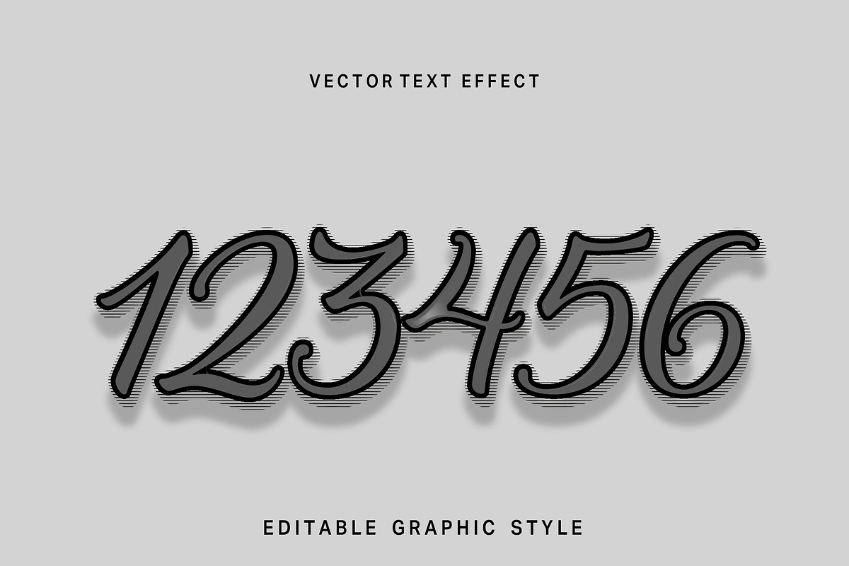 Elegant Script Shadow Text Effect preview 2