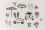 Italian Life Style Procreate Stamps, a Brushes & More by HabitusDesigns (Thumbnail 3 of 19)