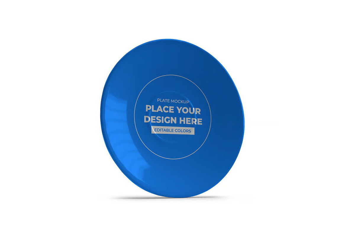 Plate Dish Mockup Template Set, a Household Mockup by DesignRushMarket (Photo 3 of 11)