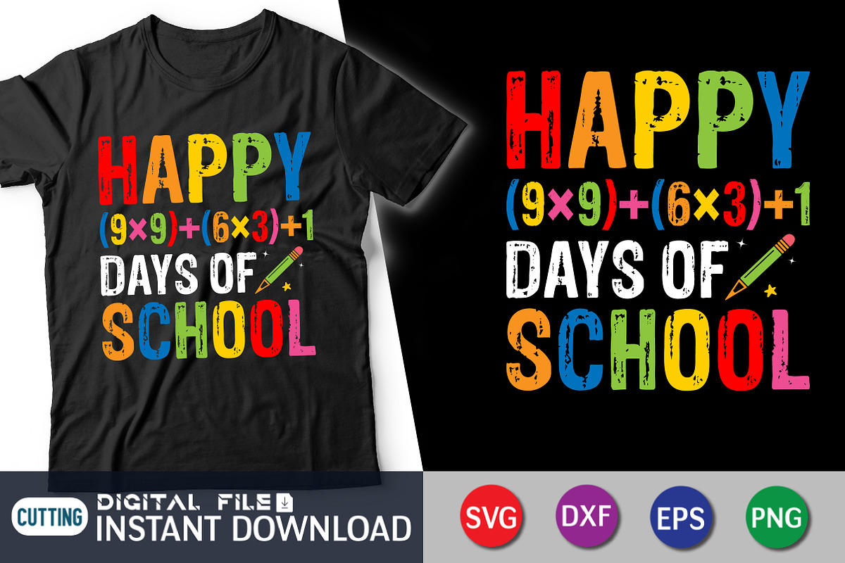 100 Days of School SVG Bundle, an Object Graphic by FunnySVGCrafts (Photo 2 of 11)