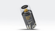 Spray Can Mock-Up, a Product Mockup by DesignRushMarket (Thumbnail 4 of 8)
