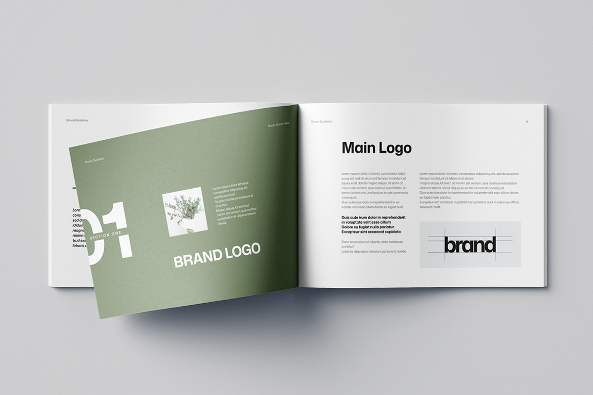 Brand Guidelines | Word & InDesign, a Brochure Template by HiveArts (Photo 7 of 13)