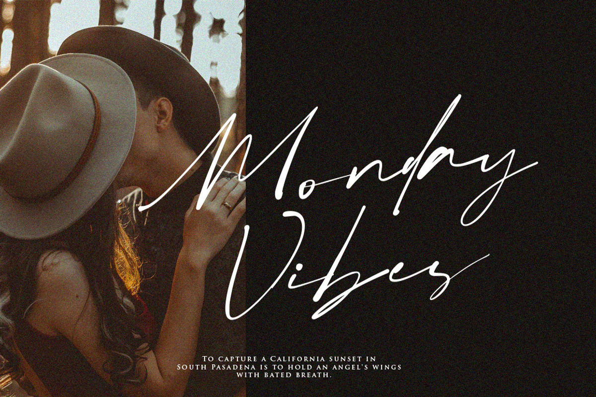 Boldris Signature Font preview 8