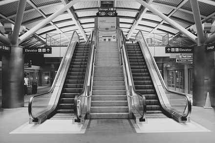 Escalator and Stairs
