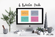 Fir Tree Winter Cards, an Illustration by NKTN graphics (Thumbnail 2 of 3)