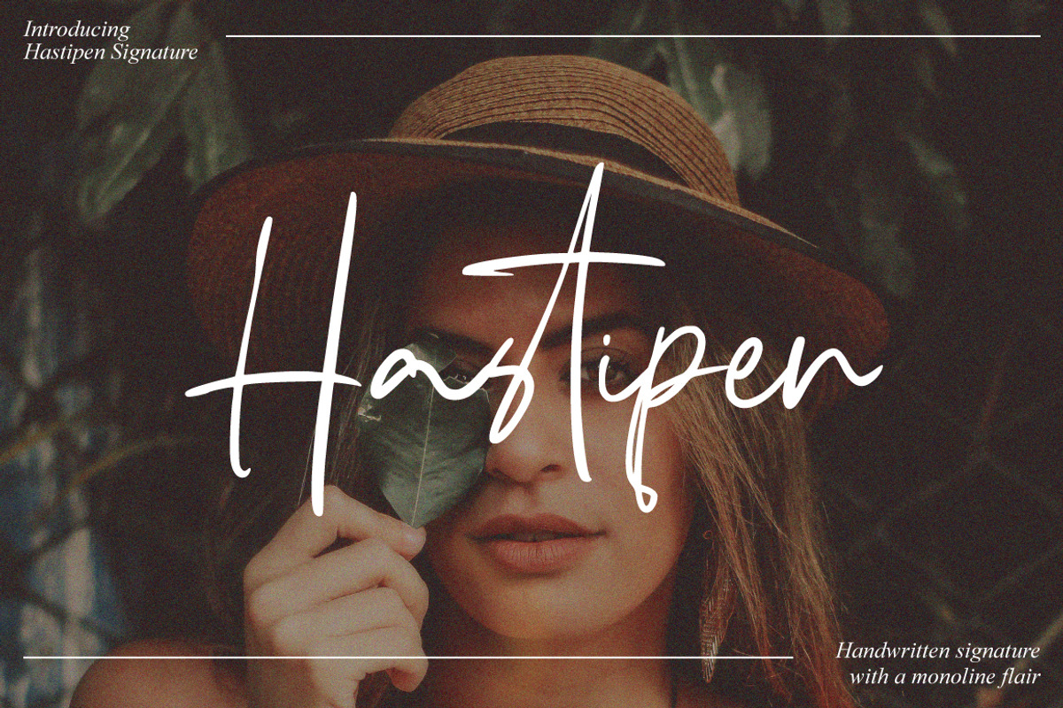 Hastipen - Handwritten Signature, a Handwritten Font by tebaltipislab (Photo 1 of 10)