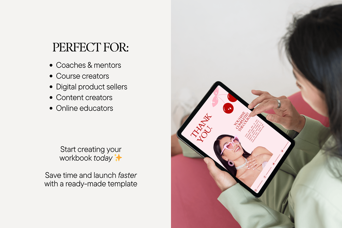Pink Ebook Template Canva, a Marketing Template by Anna Design Studio (Photo 11 of 11)