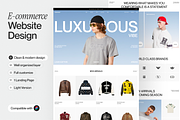 E-commerce Landing Page, a Websites & App Template by sajon.co (Thumbnail 2 of 2)