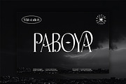 Paboya - Serif style font, a Serif Font by mahstudios (Thumbnail 5 of 8)