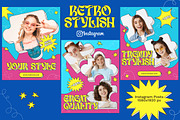 Retro Stylish Instagram, a Social Media Template by Andrew Skoch Design (Thumbnail 3 of 6)