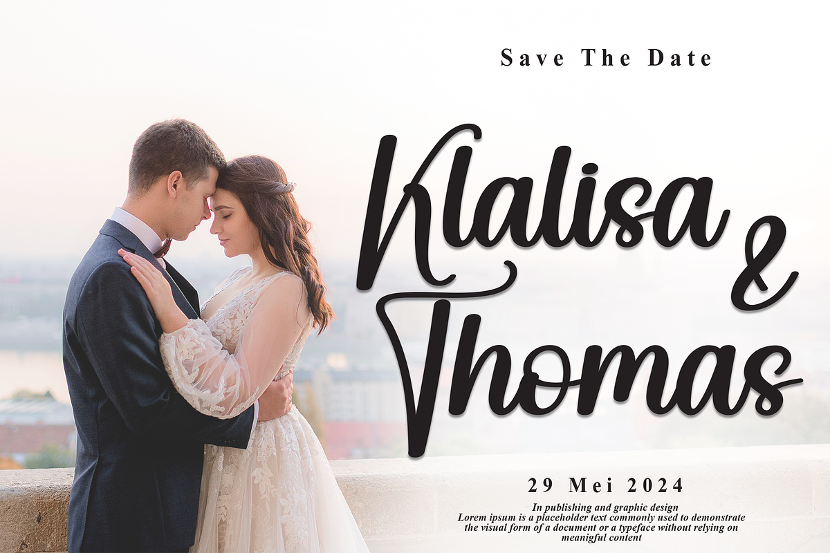 Wedding Monogram | Script Font, a Handwritten Font by Scratchones (Photo 2 of 9)