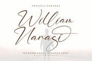 William Narasi, a Script Font by Integritype Studio (Thumbnail 1 of 8)