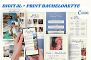 Bachelorette Itinerary Party Planner, an Invitation Template by Story Native (Thumbnail 1 of 10)