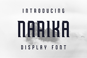 Narika, a Sans Serif Font by lelevien (Thumbnail 1 of 5)