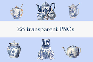 Watercolor Chinoiserie 2 Clipart