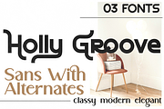 Holly Groove - Sans With Swash, a Sans Serif Font by BearyType Studio (Thumbnail 14 of 15)