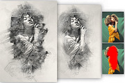 Charcoal Sketch Photoshop Action, an Action Add-On by GorynArt (Thumbnail 16 of 18)