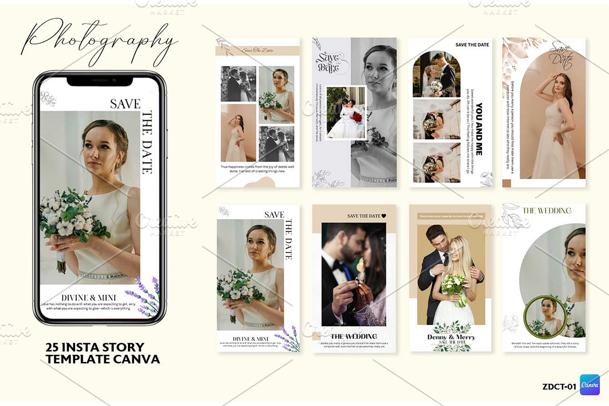 Instagram Stories Template-Wedding