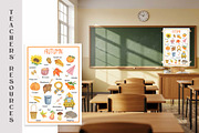 Autumn/Fall Educational Poster, an Education Illustration by Contes_de_fée (Thumbnail 3 of 3)