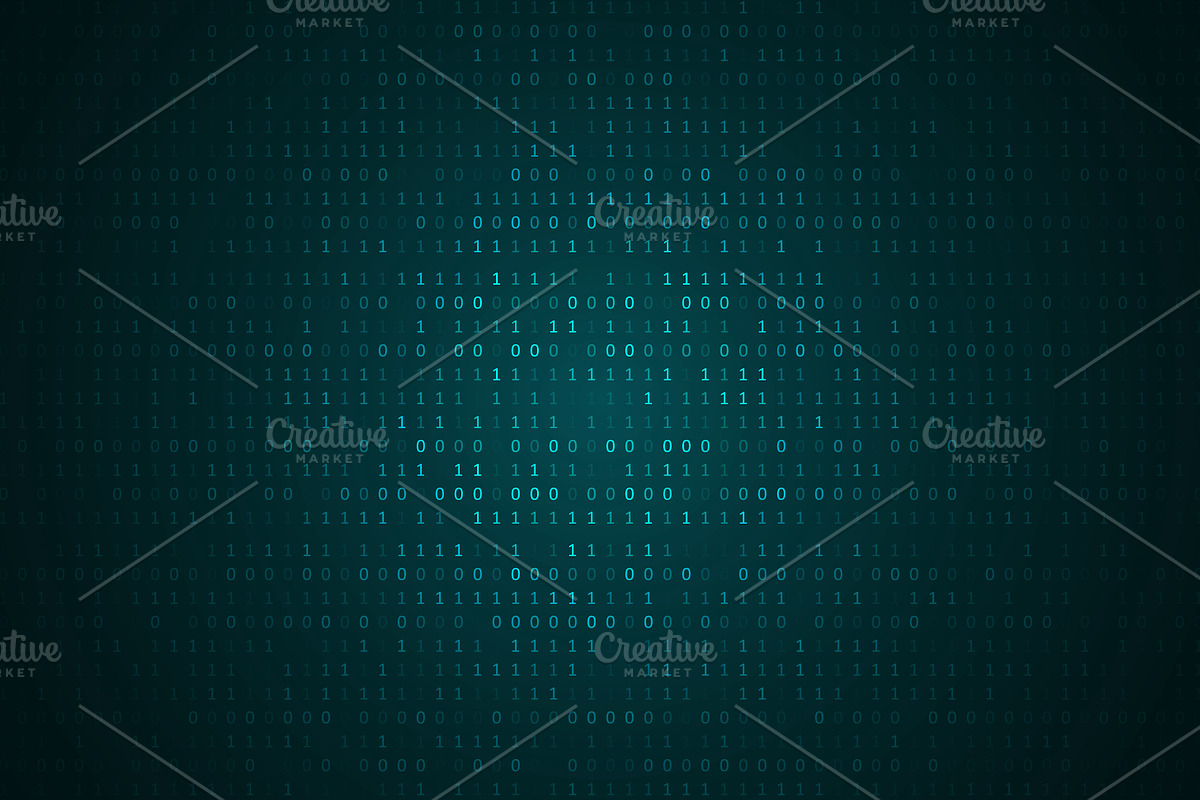 Binary computer code backgrounds, a Pattern Graphic by majcot (Photo 3 of 6)