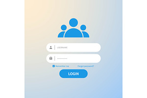 Register Page Design. Login Form