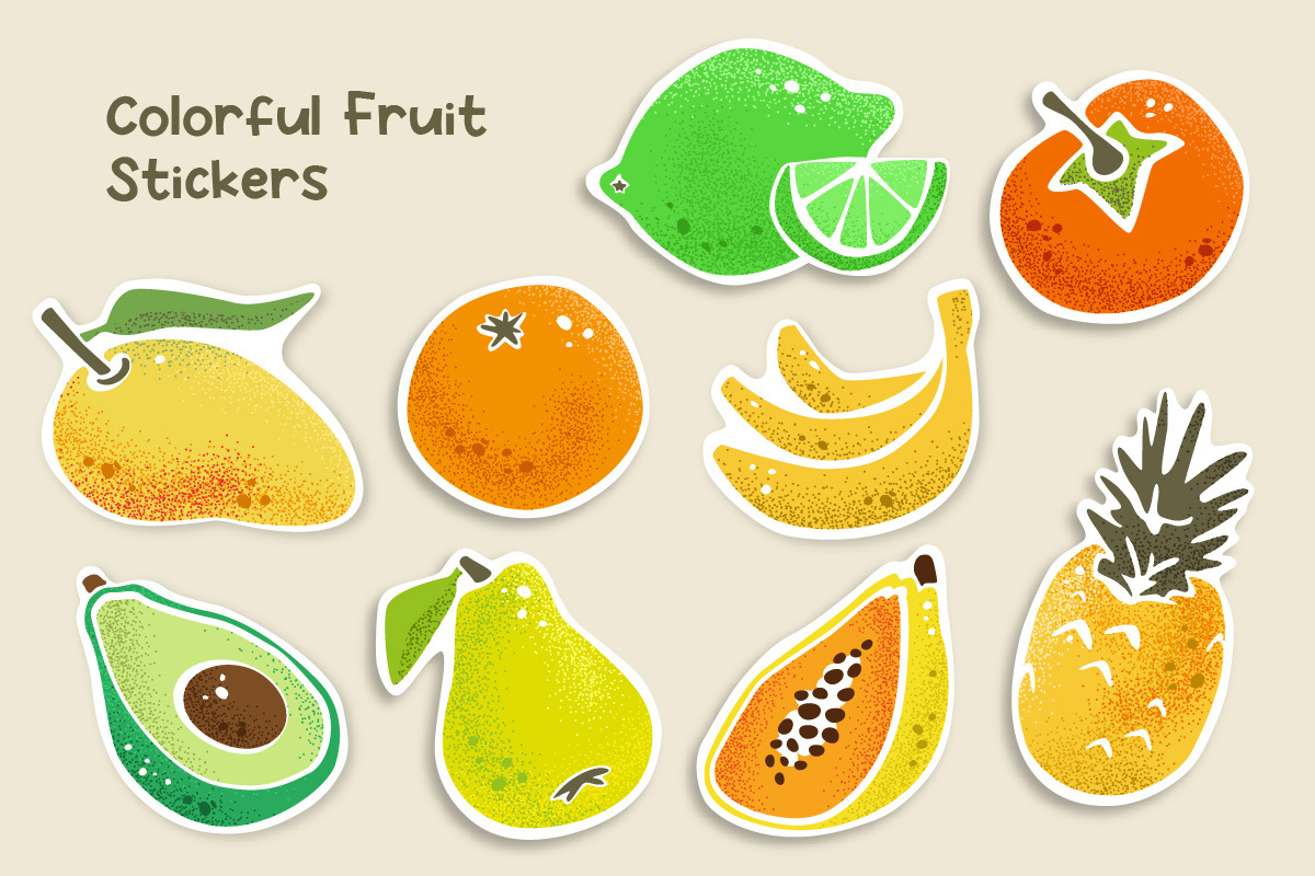 Mango & Co. Juicy Fruits Stckers, a Graphic by svetlana.belaia (Photo 8 of 9)