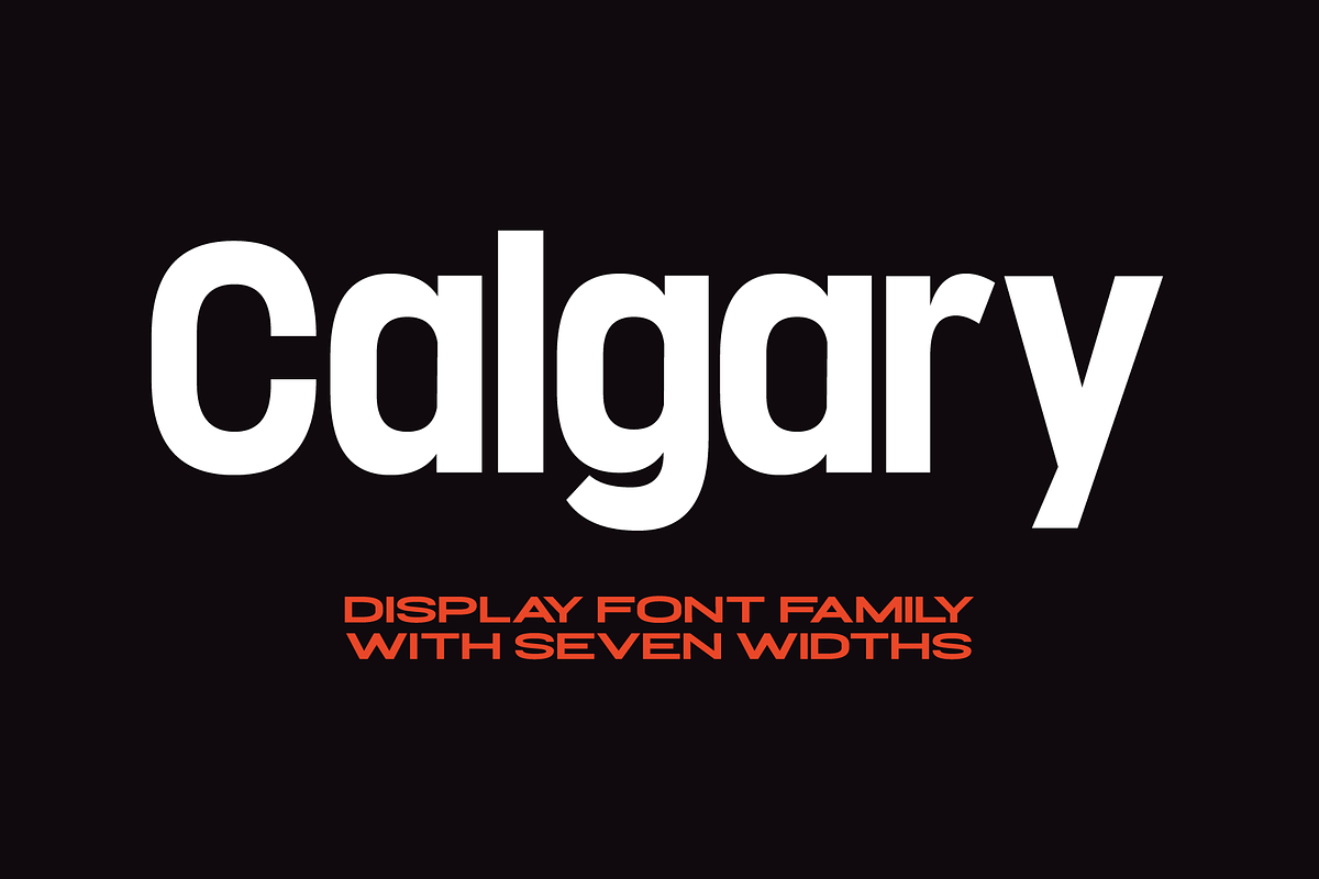 Calgary Display, a Font by grahampaterson (Photo 1 of 18)