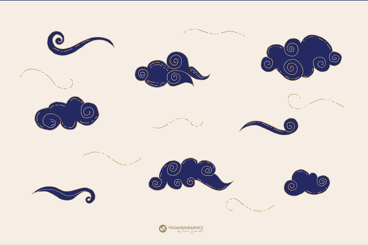 Celestial Patterns & Illustrations, a Pattern Graphic by Youandigraphics (Photo 14 of 14)