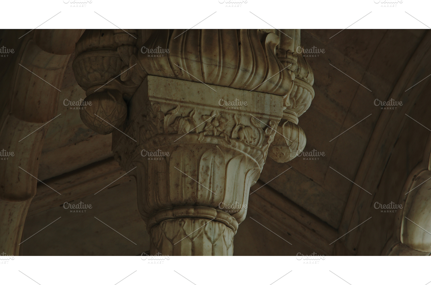 Red Fort stone relief sculpture and, an Architecture Photo by Our Amazing World