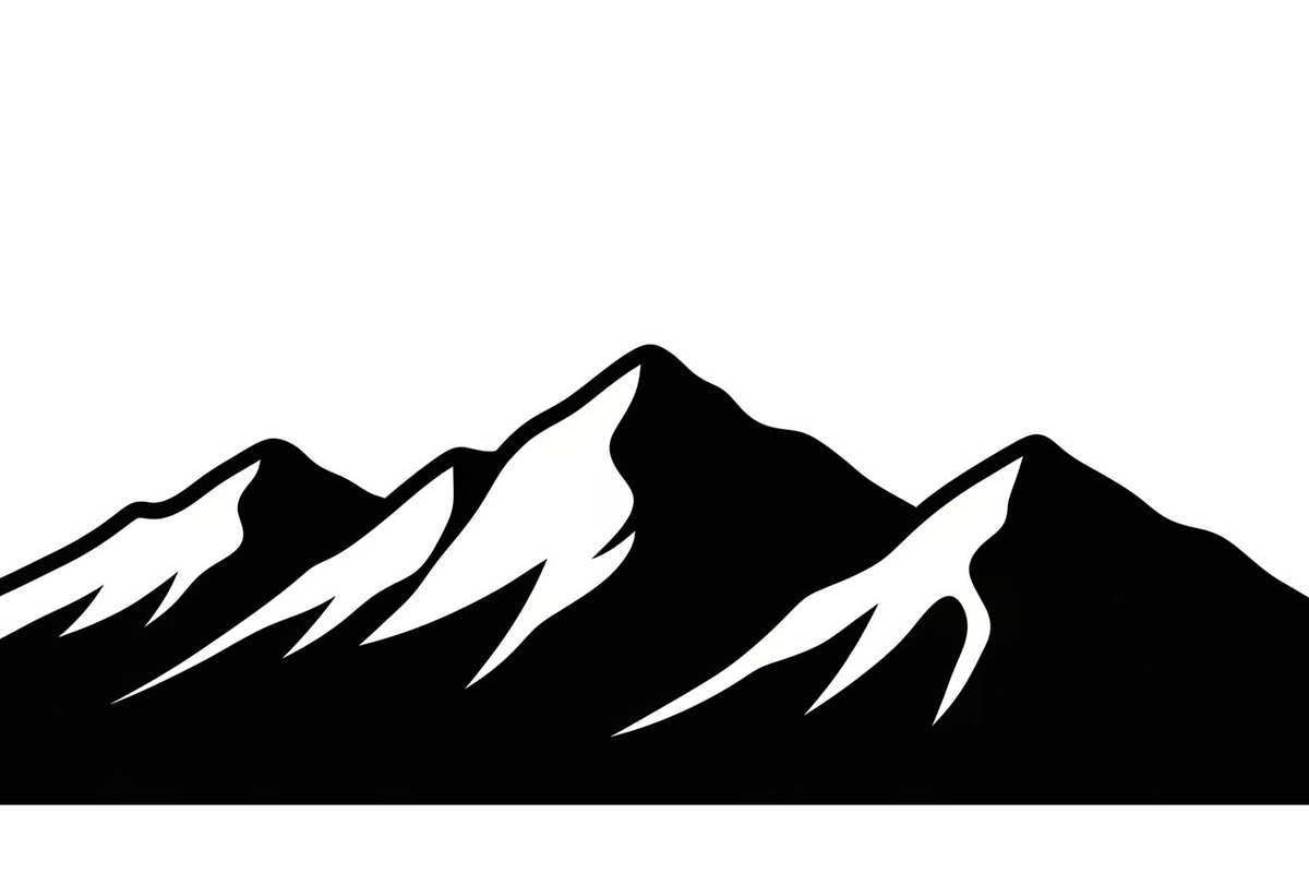 50 Mountain Landscape Silhouette Bun, an Illustration by Designer_Momina (Photo 16 of 51)