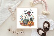 Halloween Ghost Stir the Pot Fall, an Illustration by CraftArtStudio (Thumbnail 4 of 4)