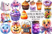 Halloween Candy Shop Clipart, an Illustration by Daily.Designs (Thumbnail 1 of 5)