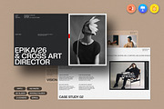 Epika/26 & Cross Art Director, a Presentation Template by CreativexGenius (Thumbnail 1 of 11)