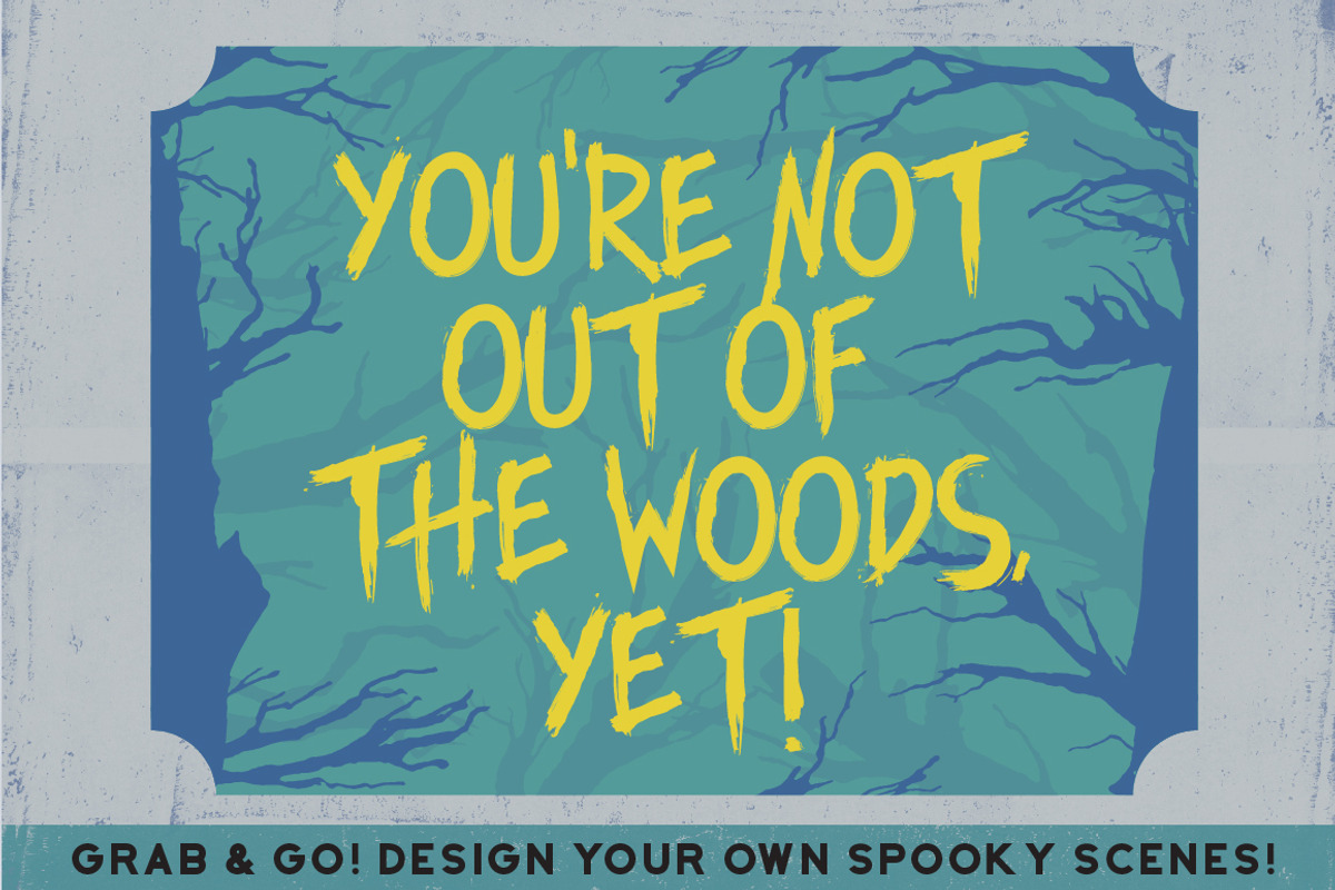 Assemble Your Own Spooky Tree Set, an Object Graphic by Designed by Monkeys (Photo 3 of 5)