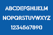 Allegro Round Stencil Logo Font, a Font by vladocar (Thumbnail 6 of 6)