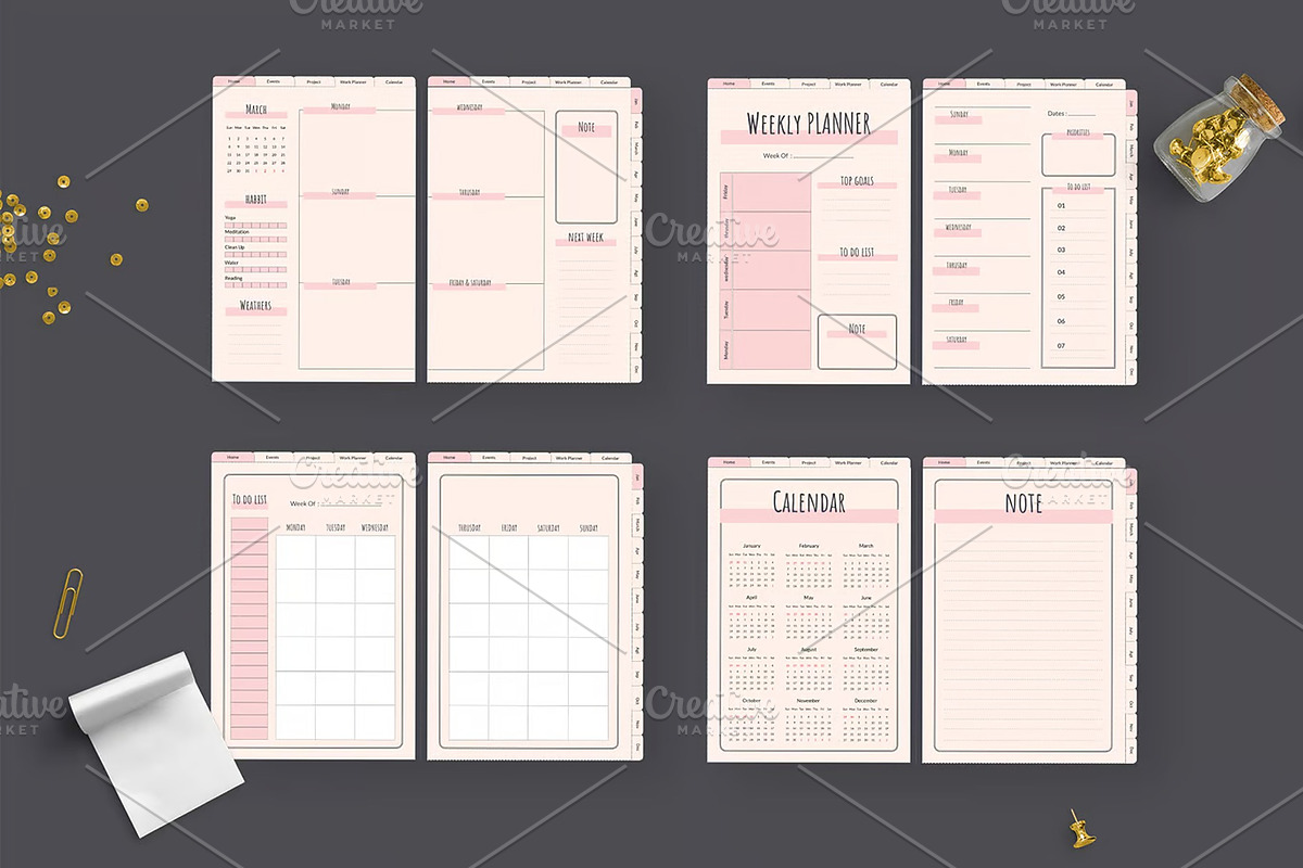 Student Planner Journal, a Magazine Template by Dimas Rizki Pratama (Photo 4 of 6)